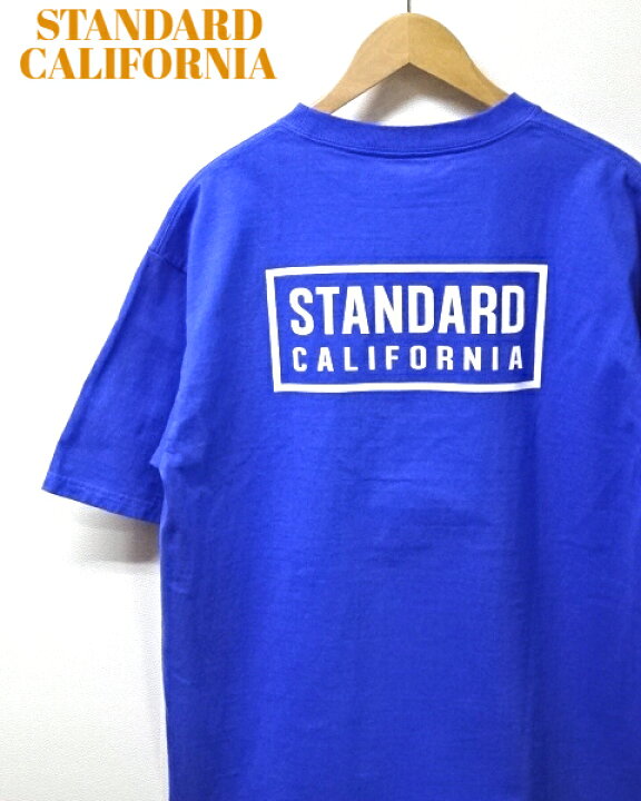 楽天市場】【STANDARD CALIFORNIA SD HEAVYWEIGHT BOX LOGO Tee BLUE 