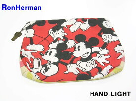 【Ron Herman ロンハーマン ミッキー クラッチバッグ ポーチ HAND LIGHT】【中古】