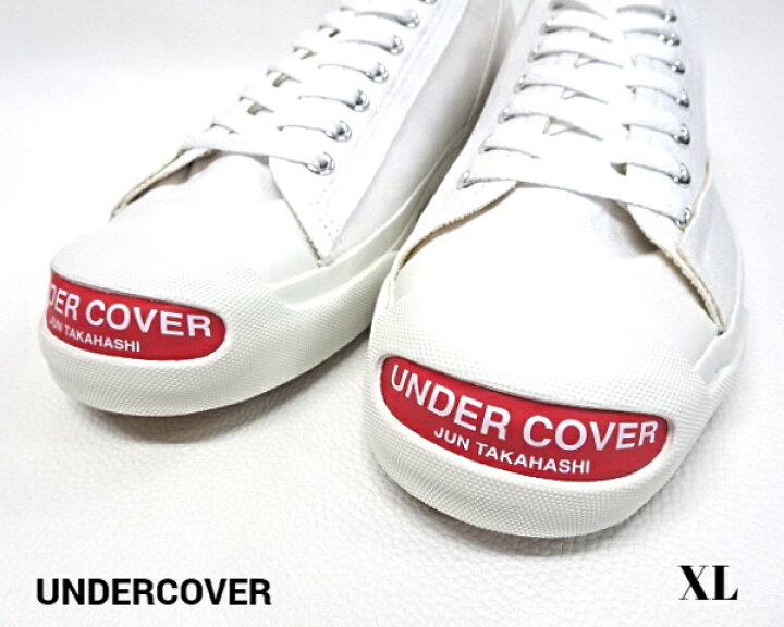 楽天市場】XL(28-28.5cm)【UNDERCOVER 22AW TOE LOGO CANVAS SNEAKERS 