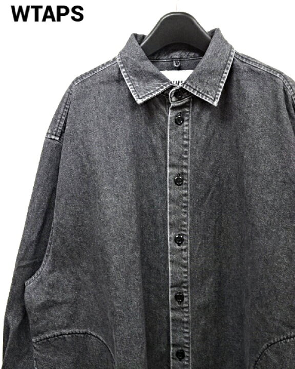 楽天市場】【WTAPS 241WVDT-SHM04 WCPO 02 / LS / COTTON. DENIM 12oz 