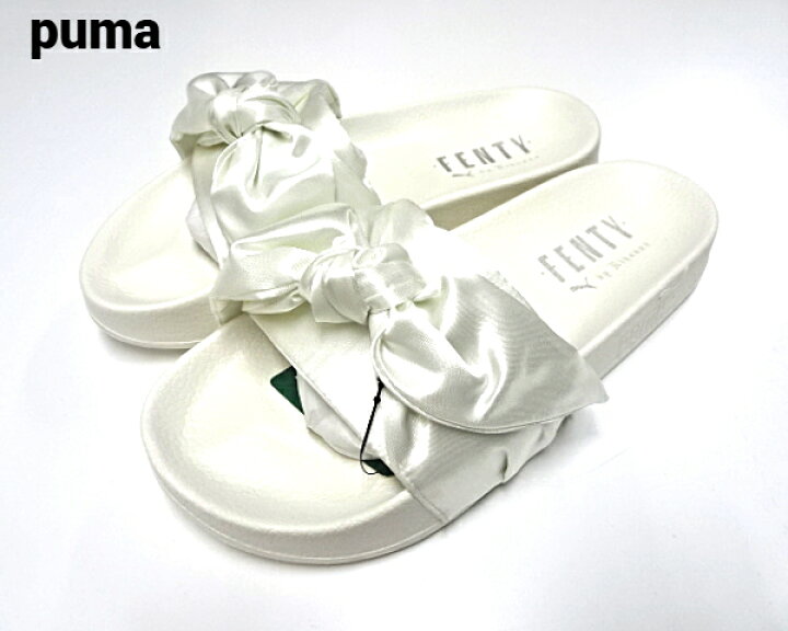 楽天市場】24cm【PUMA by Rihanna FENTY Bow Slide Wns Marshmallow 