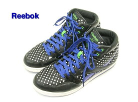 27.5【Reebok リーボック COURTEE MID ドットスニーカー And A】 32-J14664