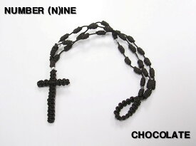 【NUMBER (N)INE ナンバーナイン ロザリオ ブレス クロス CHOCOLATE チョコレート】【新品】