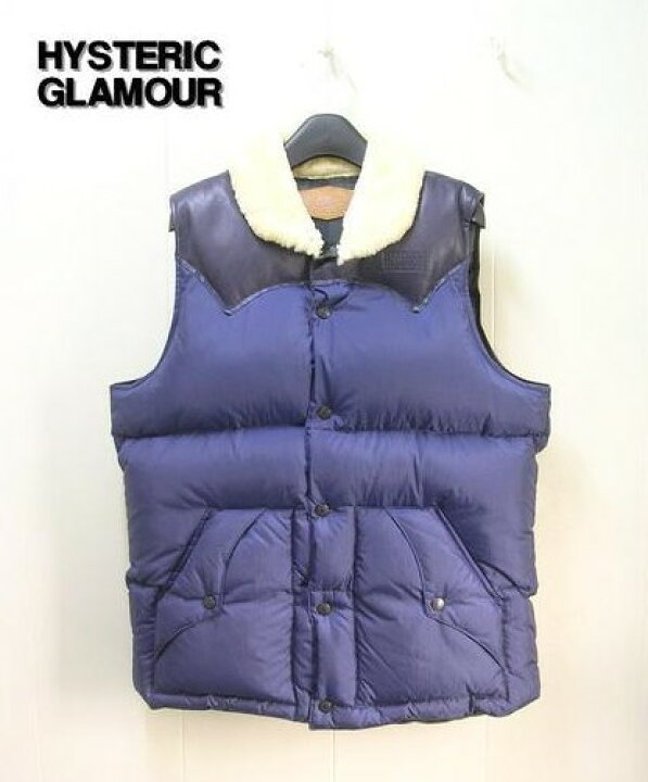 楽天市場】M【HYSTERIC GLAMOUR ヒステリックグラマー ダウンベスト 