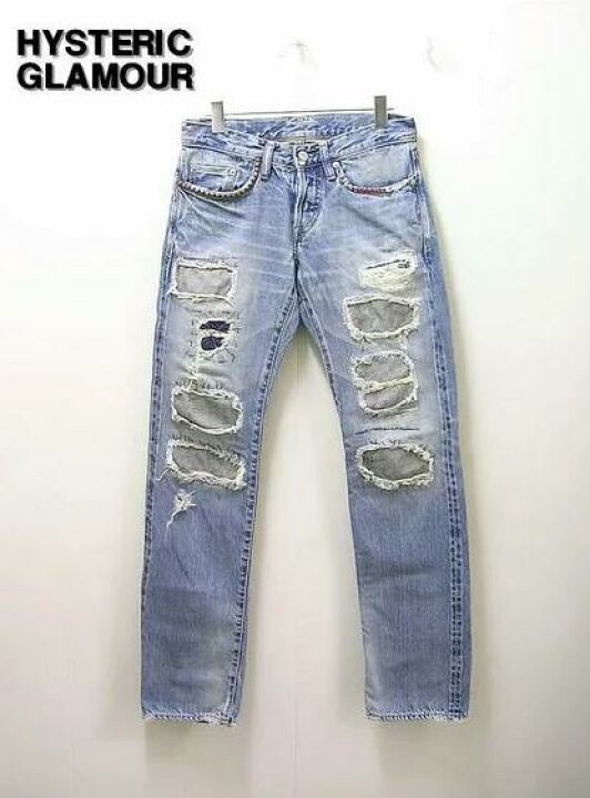 楽天市場】28【HYSTERIC GLAMOUR ヒステリックグラマー HSR加工デニム  