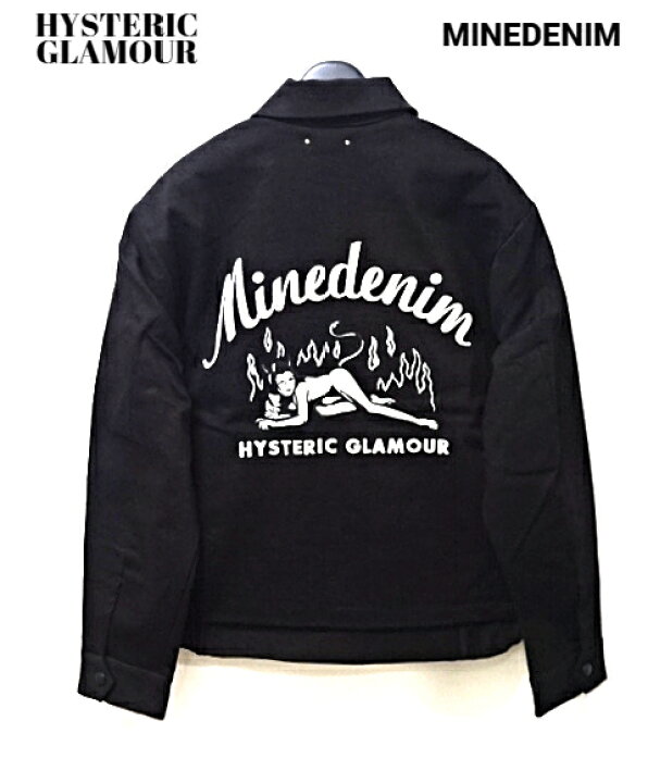 楽天市場】M【HYSTERIC GLAMOUR × MINEDENIM F.Black Denim JKT MND  