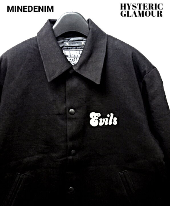 楽天市場】M【HYSTERIC GLAMOUR × MINEDENIM F.Black Denim JKT MND  