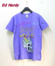 メンズ MEN'S M 本物 【Ed Hardy エドハーディー スカルTシャツ PUNK ROCK STONE】M02PUNKS288【新品】