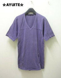1【☆AYUITE☆ VネックTシャツ】AU0S-072