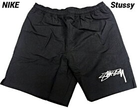 【NIKE x Stussy Shorts FJ9167-010 Black ナイキ x ステューシー ショーツ ハーフパンツ ナイロン ショートパンツ コラボ 2023FW 2023AW】