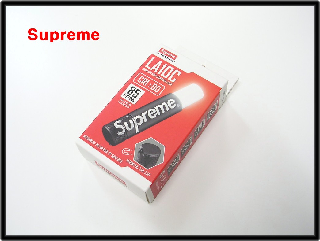 楽天市場】BLACK 黒【Supreme NITECORE Mini Magnetic Flashlight