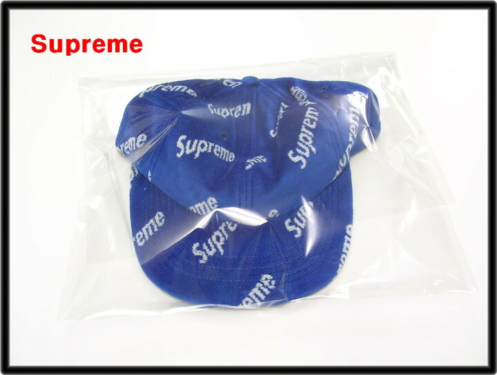 楽天市場】【Supreme Velour Diagonal Logo 6-Panel Blue シュプリーム 