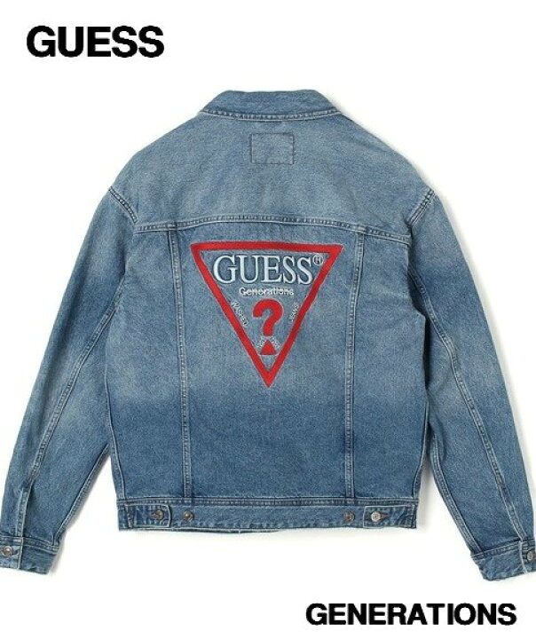 楽天市場】S【Guess [GENERATIONS x GUESS] TRIANGLE LOGO DENIM  