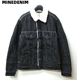 3【MINEDENIM 19MND-JBV-91-033 DENIM Boa Lining GJKT OWS / BLACK (GJKT OWS) マインデニム デニム ボア ライニング ジャケット ブラックデニムジャケット Gジャン 野口強 TSUYOSHI NOGUCHI】