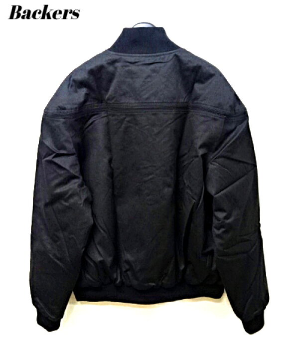 楽天市場】【Backers ダービージャケット Black バッカーズ ダービー 
