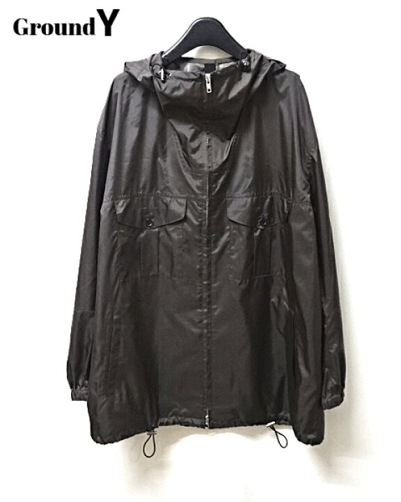 楽天市場】【GroundY Pe Taffeta Anorak Jacket (GE-J03-900) Brown 
