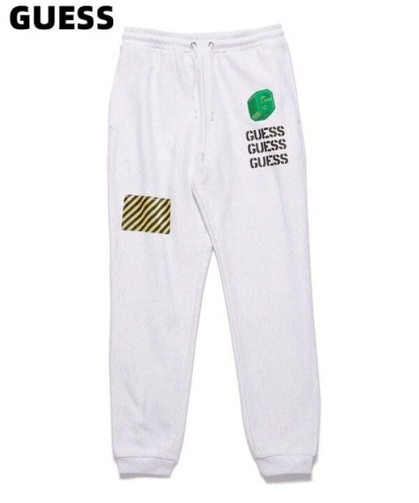 楽天市場】M【GUESS x GENERATIONS LOGO SWEAT PANT LIGHT GRAY ゲス x 