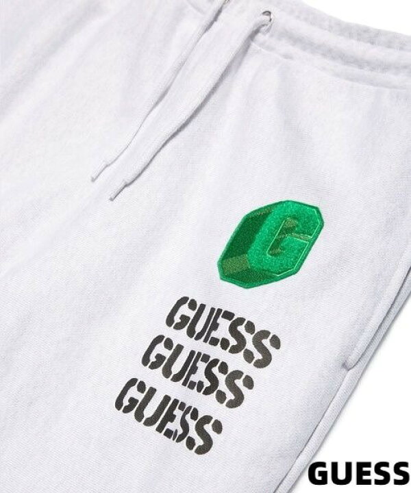 楽天市場】M【GUESS x GENERATIONS LOGO SWEAT PANT LIGHT GRAY ゲス x 