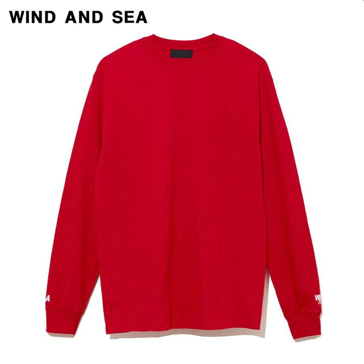 楽天市場】L【WIND AND SEA LONG SLEEVE CUT-SEWN JEROME / RED (CS 