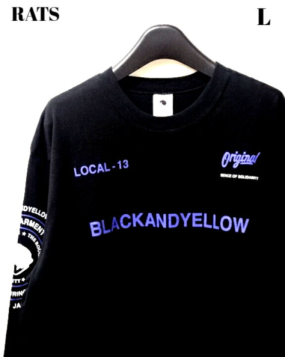 楽天市場】L【RATS TWO WHEEL L/S TEE BLACKxBLUE 23