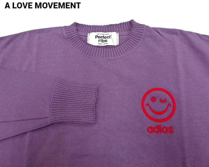 楽天市場】L【A LOVE MOVEMENT × Perfect ribs BASIC LONG SLEEVE T  