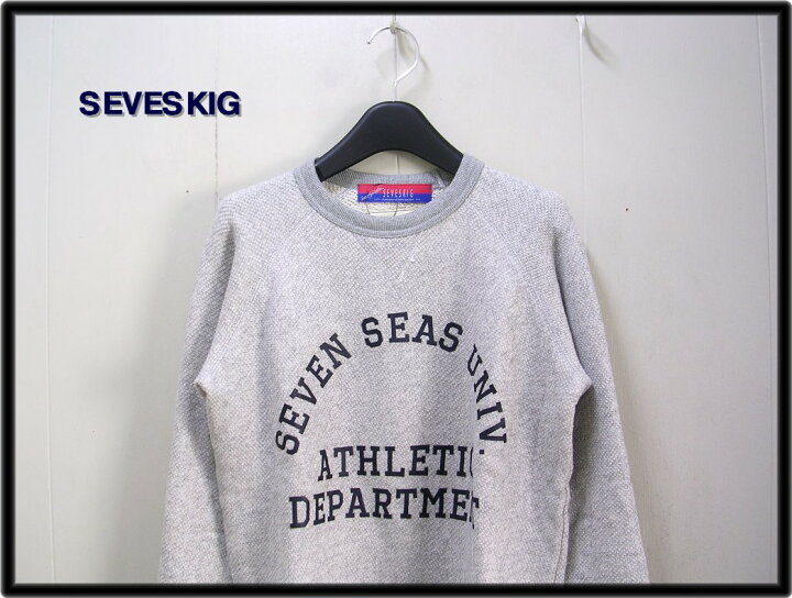 楽天市場】S【SEVESKIG Leather print sweat NUC43TT0731FC セヴシグ 