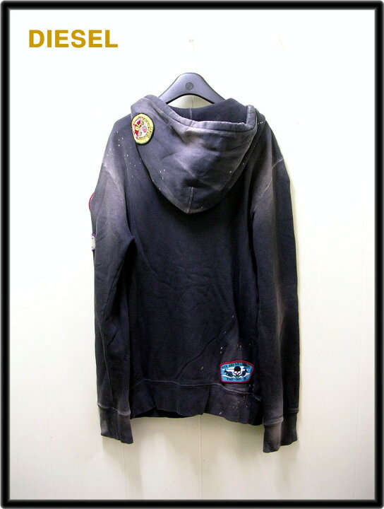 楽天市場】M【DIESEL ディーゼル USED加工 ワッペン ライダース 