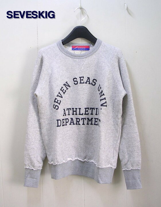 楽天市場】S【SEVESKIG Leather print sweat NUC43TT0731FC セヴシグ 