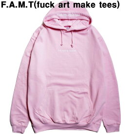L【FUCK ART MAKE TEES (F.A.M.T.) I’m not a rapper PINK ファック アート メイク ツリー スウェットパーカー】
