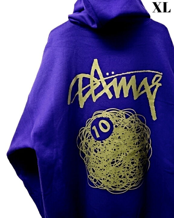 楽天市場】XL【DAMA SURFBOARDS 10 DAMA ZIP HOODIE Purple ダマ 