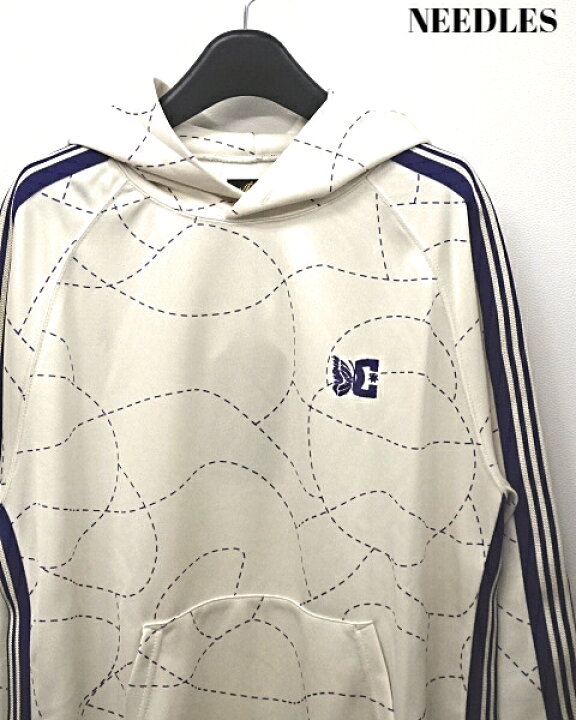 楽天市場】【NEEDLES x DC TRACK HOODY - POLY SMOOTH / PRINTED IVORY 