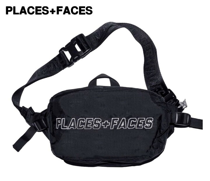 楽天市場】【PLACES+FACES P+F WAIST BAG Black ウエスト バッグ 