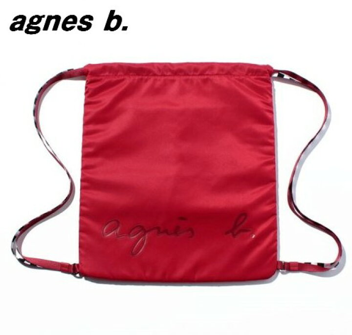 楽天市場】日本国内正規品【agnes b. VOYAGE JS13-04 RED ナップサック 