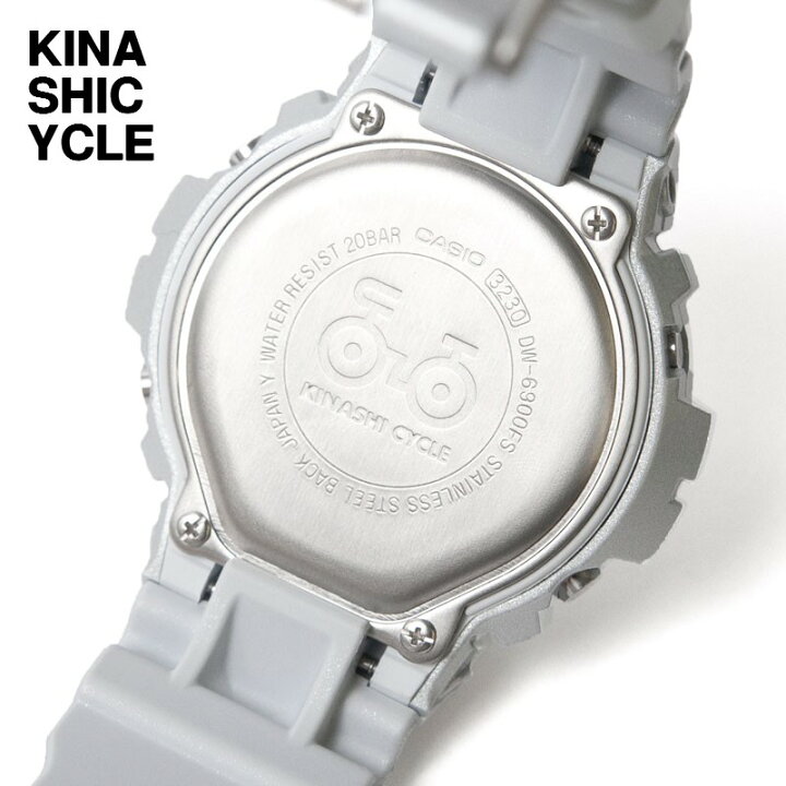 楽天市場】#人気【KINASHI CYCLE G-SHOCK SILVER 木梨サイクル G 