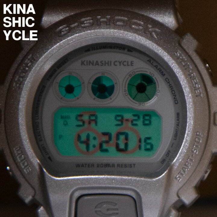 楽天市場】#人気【KINASHI CYCLE G-SHOCK SILVER 木梨サイクル G 
