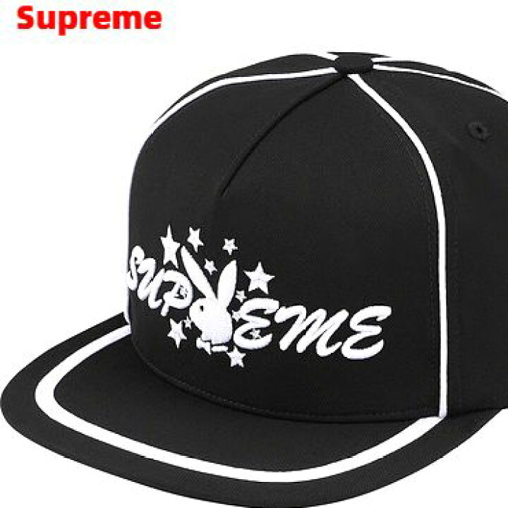 楽天市場】【Supreme Playboy 5-Panel Cap Black シュプリーム 