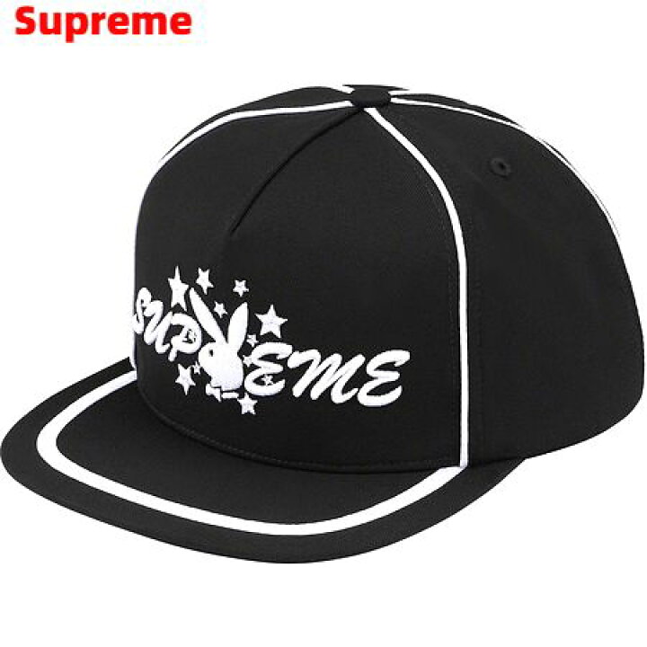楽天市場】【Supreme Playboy 5-Panel Cap Black シュプリーム 
