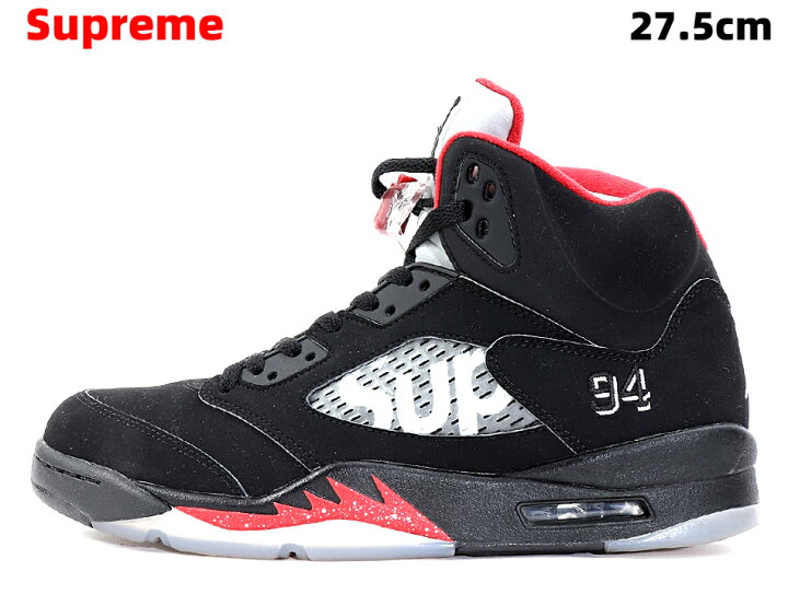 楽天市場】9.5（27.5cm）国内正規品【Supreme x NIKE AIR JORDAN 5 
