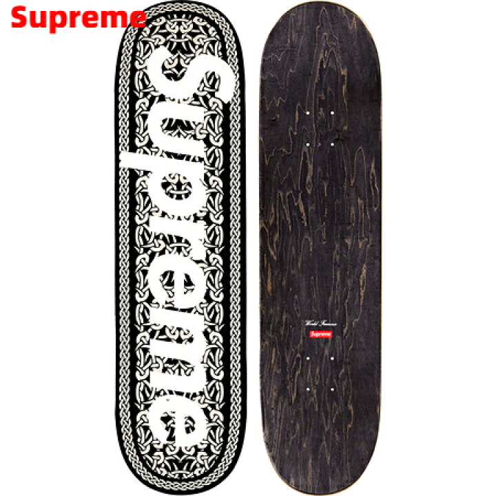 楽天市場】【Supreme Celtic Knot Skateboard Black シュプリーム  