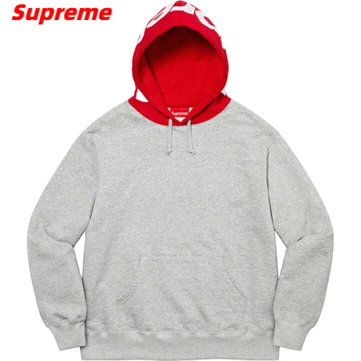 楽天市場】M【Supreme Contrast Hooded Sweatshirt シュプリーム 
