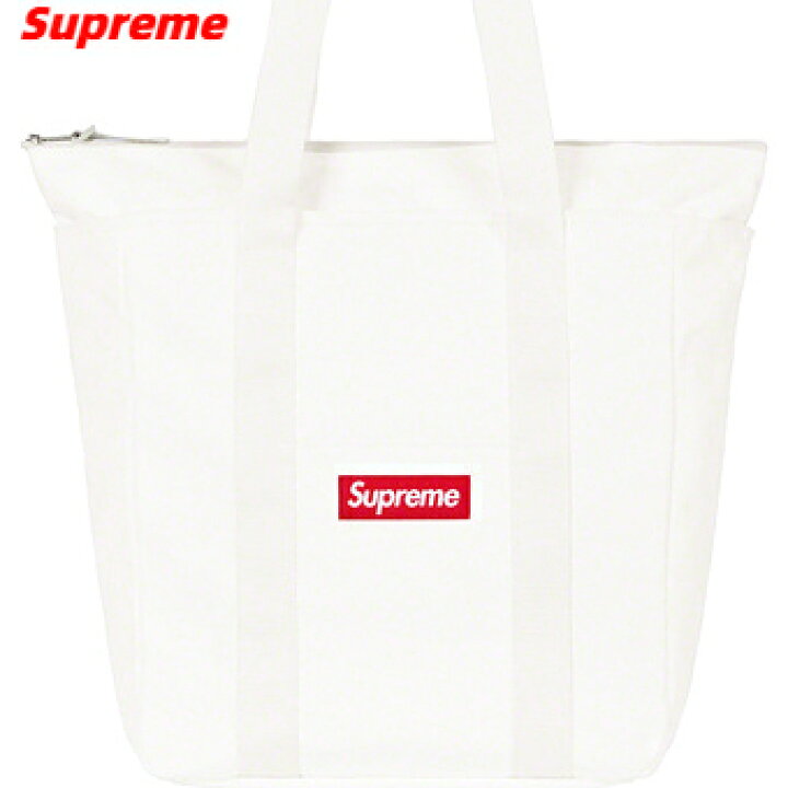楽天市場】【Supreme Canvas Tote White シュプリーム キャンバス  