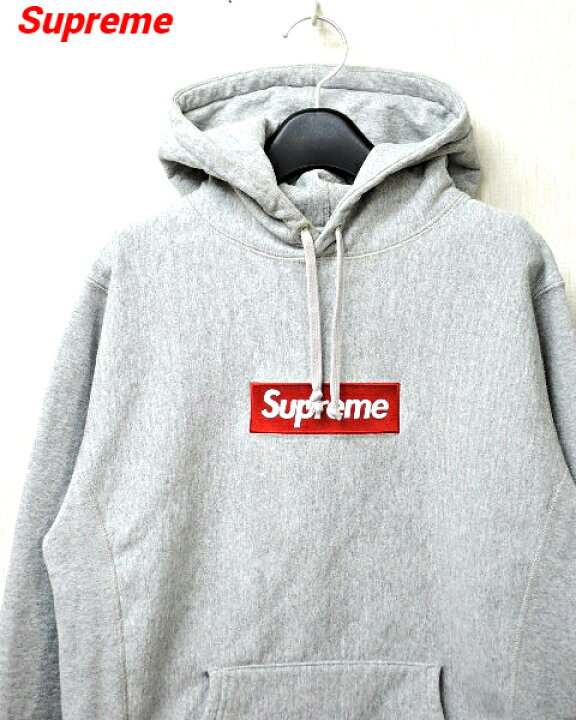楽天市場】M【Supreme 12AW Box Logo Hooded Sweatshirt Heather Grey 