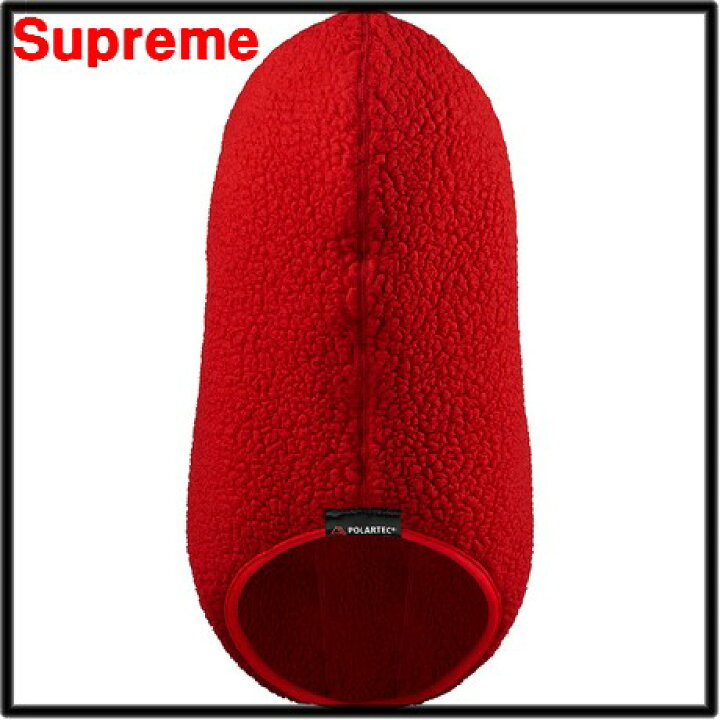 楽天市場】【Supreme x Polartec Deep Pile Balaclava Red 2017AW 
