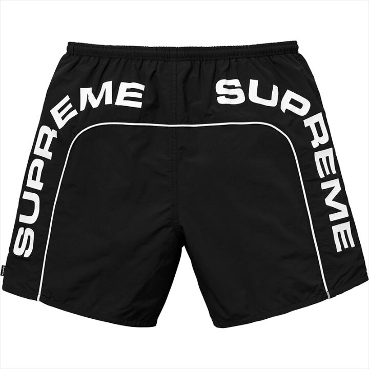 楽天市場】M【Supreme シュプリーム 18SS Arc Logo Water Short Black 