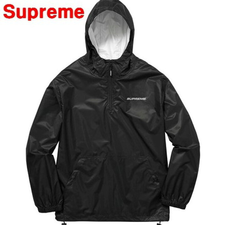 楽天市場】M【Supreme Packable Ripstop Pullover Black シュプリーム 