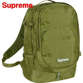 【Supreme 19ss Backpack Olive シュプリーム バックパック バッグ リュックサック BOX LOGO ボックスロゴ オリーブ】