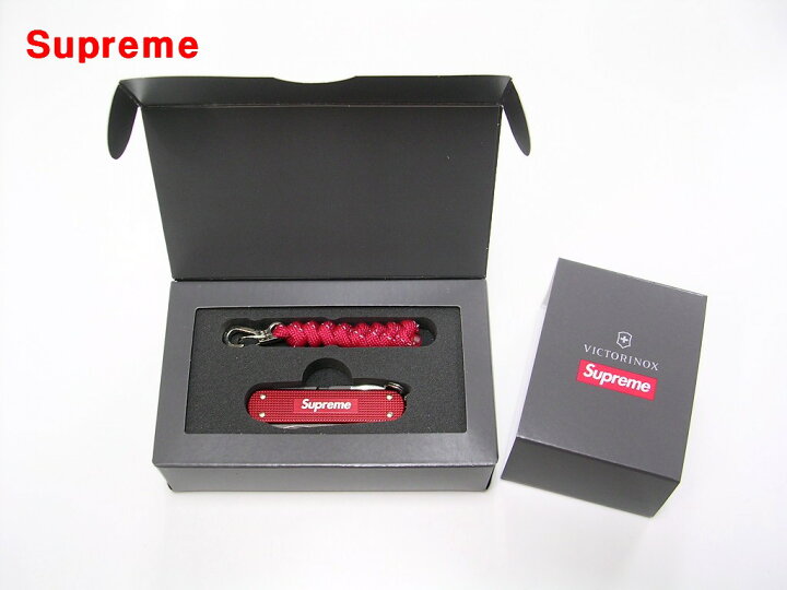 楽天市場】【Supreme 19ss Victorinox Classic Alox Knife Red 