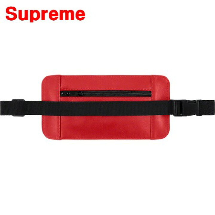 楽天市場】【Supreme Leather Waist/Shoulder Pouch Red シュプリーム  