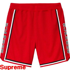 L【Supreme 19ss Rhinestone Basketball Short Red シュプリーム ラインストーン バスケットボール ショーツ ショートパンツ ハーフパンツ 赤 レッド 2019ss】