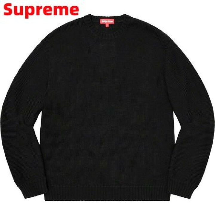 楽天市場】M【Supreme Back Logo Sweater Black シュプリーム バック  
